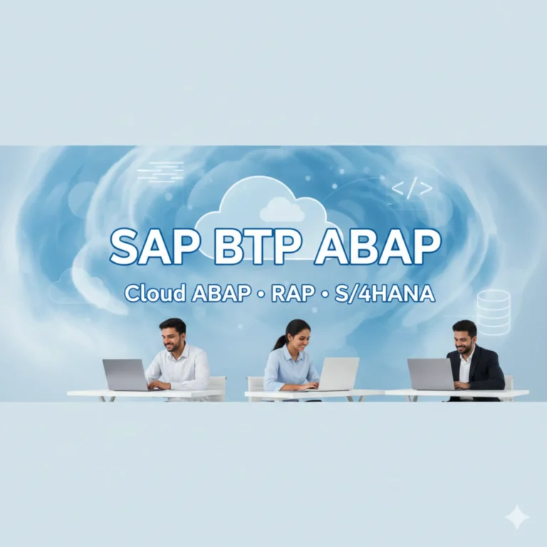 SAP BTP ABAP course in Bangalore