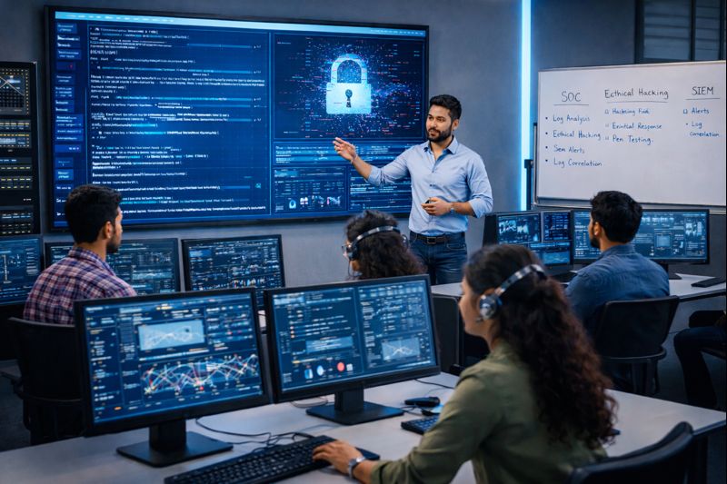 Cyber security course syllabus and hands-on labs training in Hyderabad at Index IT