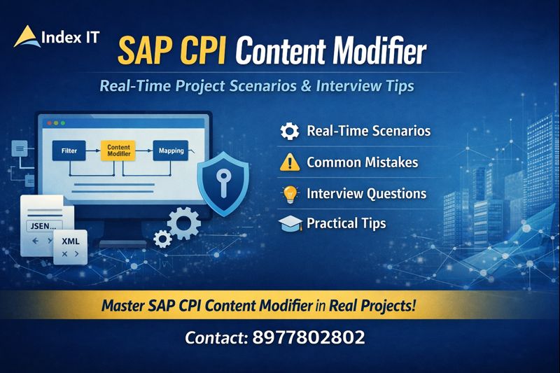 SAP CPI Content Modifier real-time project scenarios and interview tips
